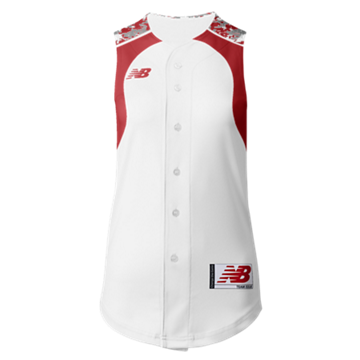 Prowess Sublimated Jersey Full Button Sleeveless 306