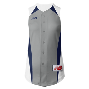 Prowess Sublimated Jersey Full Button Sleeveless 302