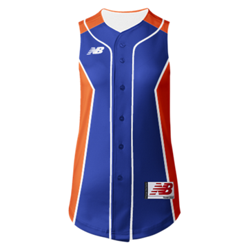 Prowess Sublimated Jersey Full Button Sleeveless 301