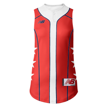 Prowess Sublimated Jersey 2 Button Sleeveless 308