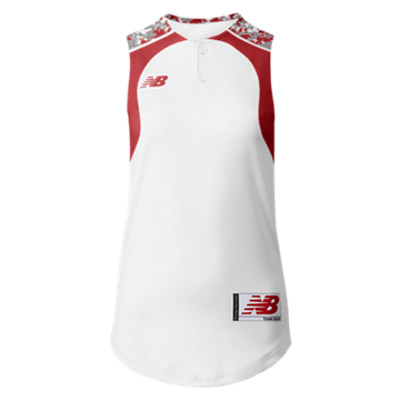 Prowess Sublimated Jersey 2 Button Sleeveless 306