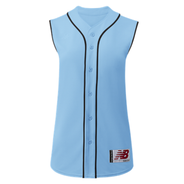 Prowess Full Button Sleeveless Jersey